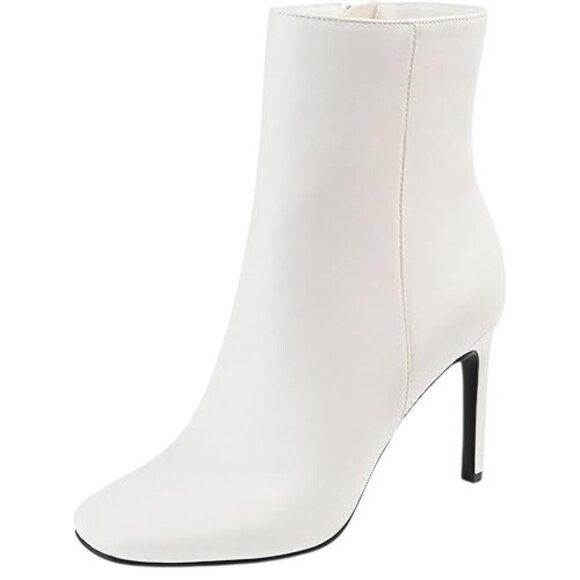 Journee Collection Women's Silvy Booties - White - Picture 1 of 4